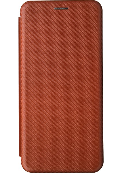 Samsung Galaxy A32 5G/M32 5g-Brown Için Karbon Fiber Deri Otomatik Emici Kasa (Yurt Dışından)