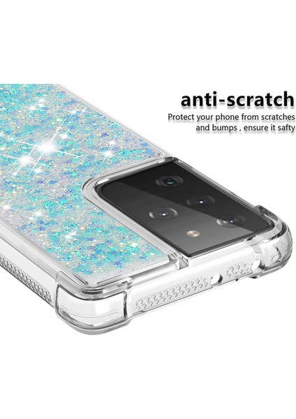 Samsung Galaxy S21 Ultra 5g-Baby Mavi Için Dinamik Quicksand ve Tpu Şok Geçirmez Koruma Telefonu (Yurt Dışından) fırsatları