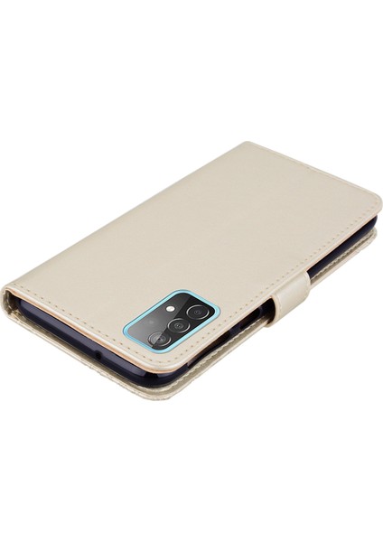 Baykuş Izi Rinestone Dekor Cüzdan Deri Kapak Samsung Galaxy A52 4G/5G/A52S 5g Stand Kabuk-Gold (Yurt Dışından) indirimleri