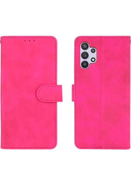 Samsung Galaxy A32 5G/M32 5g Cüzdan Stand Kapak Gülbüsü Için Cilt Koruyucu Deri Flip Kabuk (Yurt Dışından)