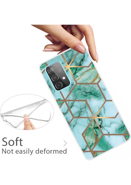 Mermer Desen Yumuşak Tpu Telefon Vaka Koruma Samsung Galaxy A32 5G/M32 5g Tarzı H Için Geri Kapak (Yurt Dışından) fiyatları