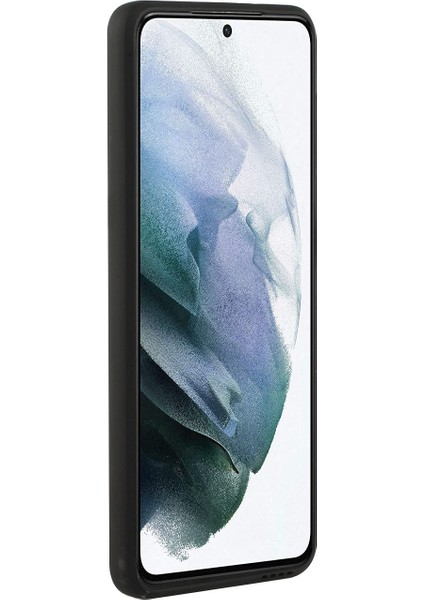 Samsung Galaxy S21+5G-BLACK Için Kart Yuvası ile Yumuşak Tpu Telefon Kılıfı Kapağı (Yurt Dışından)
