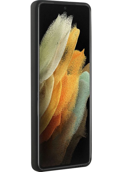 Samsung Galaxy S21 Ultra 5g-Black Için Kart Yuvası ile Kalite Tpu Telefon Kılıfı (Yurt Dışından)