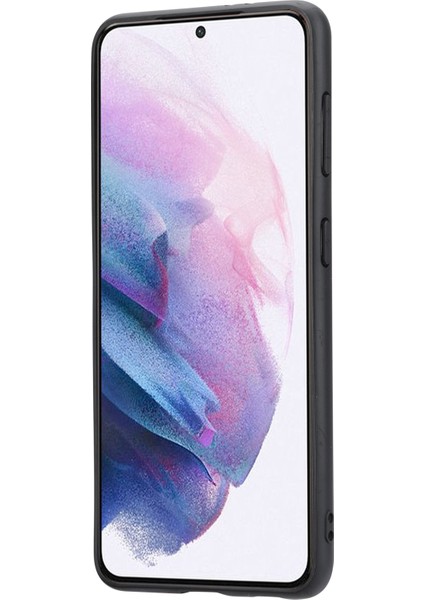 Samsung Galaxy S21 Fe-Brown Için Kart Yuvaları ile Pu Deri Kaplamalı Tpu Kılıfı+Kickstand (Yurt Dışından)
