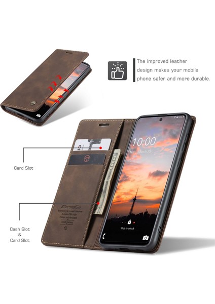 Cüzdan Fonksiyonu Pu Deri+Tpu Cep Telefon Kabuğu Samsung Galaxy A33 5g-Coffee Için Otomatik Emzersiz Manyetik Kapanış Kılıfı (Yurt Dışından) indirimleri