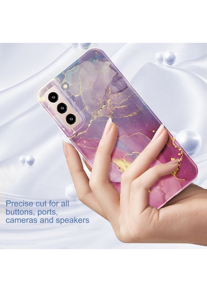 Galaxy S22 5g GW18 Yumuşak Tpu Imd Şık Desen Anti-Fall Phone Case Mermer B. (Yurt Dışından) indirimleri