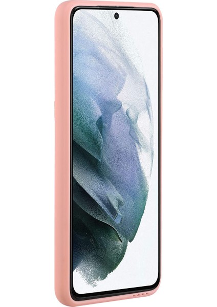 Damla Geçirmez Kart Tutucu Tasarımı Samsung Galaxy S21 Fe-Pink Için Esnek Tpu Telefon Kılıfı Kapak (Yurt Dışından)