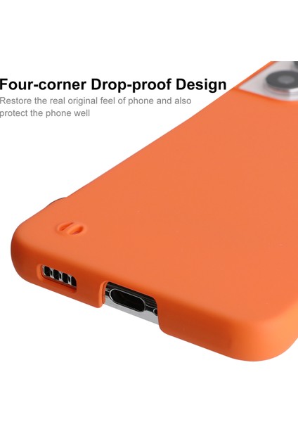 Samsung Galaxy S22 5g-Orange Için Parmak Izine Dayanıklı Kalu Mat Çerçevesiz Çizik Çizik Çizik Sert Pc Telefon Kasası Kabuğu (Yurt Dışından) indirimleri