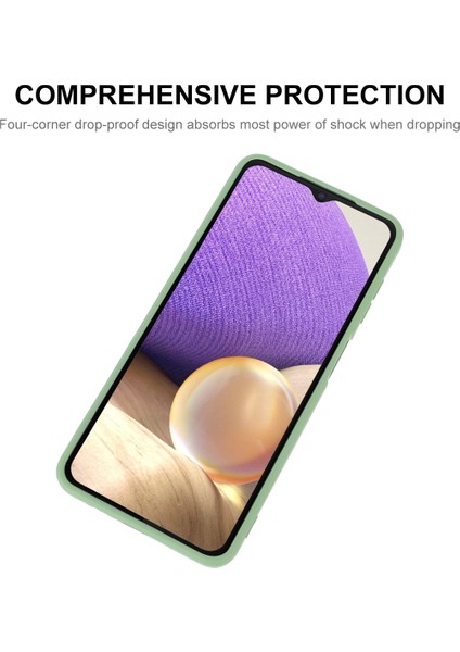 Samsung Galaxy A32 5G/M32 5g Için Sıvı Silikon Kılıf (Yurt Dışından)