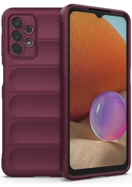 Samsung Galaxy A32 5G/M32 5g Anti-Drop Koruyucu Telefon Kılıfı Sağlam Yumuşak Tpu Geri Kapak Kırmızısı (Yurt Dışından)