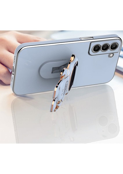 Samsung Galaxy S22 5g Elektrapan Astronot Kickstand Tpu Kılıf Anti-Drop Telefon Kabuk-Black Için (Yurt Dışından) fiyatları