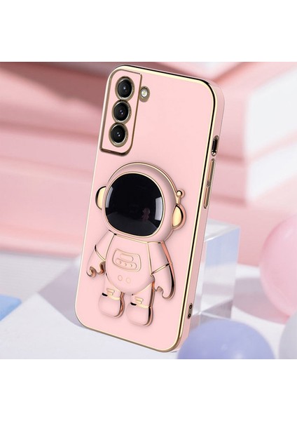 Samsung Galaxy S22 5g Elektrapan Astronot Kickstand Tpu Kılıf Anti-Drop Telefon Kabuk-Black Için (Yurt Dışından) modelleri