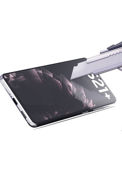 Samsung Galaxy S21 Plus 5g-Black Için Tam Kapalı 3D Kavisli [yan Tutkal] Temperli Cam Ekran Koruyucusu (Yurt Dışından)