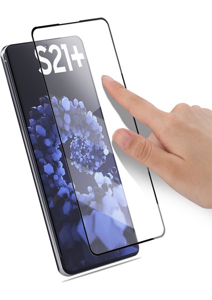 Samsung Galaxy S21 Plus 5g-Black Için Tam Kapalı 3D Kavisli [yan Tutkal] Temperli Cam Ekran Koruyucusu (Yurt Dışından)