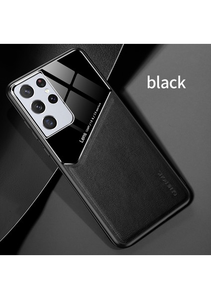 Samsung Galaxy S21 Ultra 5g-Black Için Yerleşik Manyetik Metal Sac Tpu Telefon Koruyucu Kılıf (Yurt Dışından) fiyatları