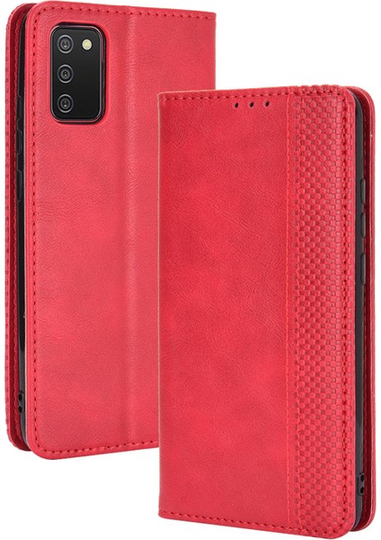 Samsung Galaxy A02S (164.2X75.9X9.1MM) Için Retro Tarzı Otomatik Emici Telefon Kabuğu (Yurt Dışından)