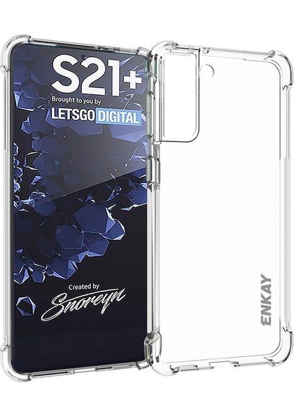 ENK-PC093 Antislip 4 Köşeler Kalınlaştırılmış Şok Geçirmez Samsung Galaxy S21+5G Için (Yurt Dışından)