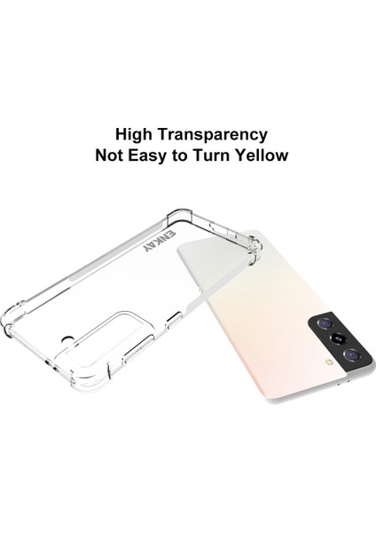 ENK-PC093 Antislip 4 Köşeler Kalınlaştırılmış Şok Geçirmez Samsung Galaxy S21+5G Için (Yurt Dışından)
