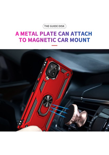 Samsung Galaxy A22 4g (Ab Versiyonu) Için Ring Kickstand ile Pc+Tpu Combo Hibrit Telefon Kabuğu Damla Dayanıklı Kapak (Yurt Dışından) indirimleri