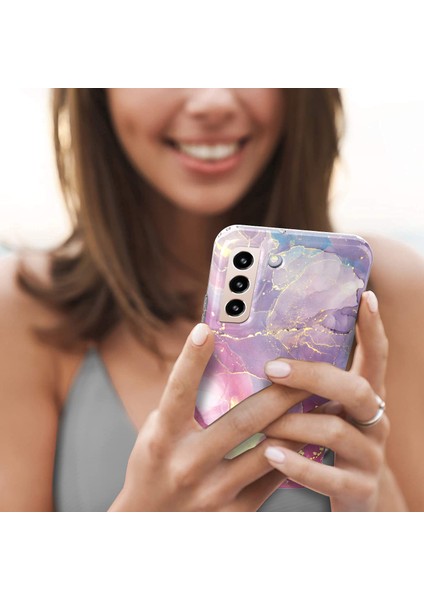 Samsung Galaxy S22+5G GW18 Yumuşak Tpu Imd Desen Koruyucu Cep Telefonu Kılıf Kılıfı B. (Yurt Dışından)