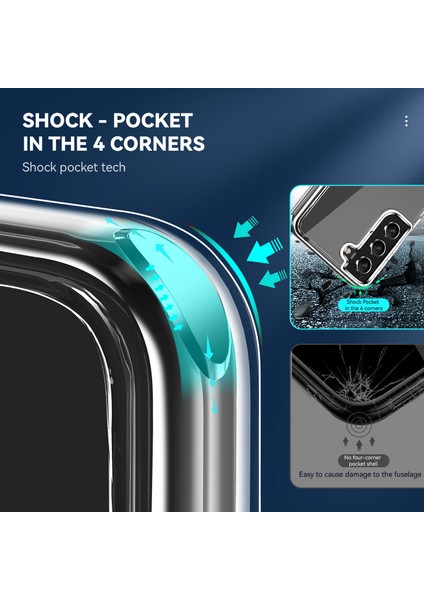 Samsung Galaxy S21+5G Için Elektrokaplatma Şeffaf Hibrit Telefon Kapağı, Kalınlaştırılmış Köşeler Tpu+Pc Cep Telefon Aksesuarı (Yurt Dışından) indirimleri