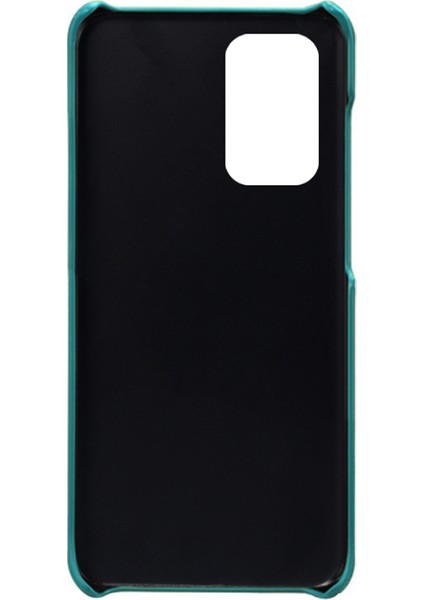 Samsung Galaxy A53 5g Için Anti-Drop Dokulu Pu Deri Kaplamalı Sert Pc Kılıfı Cep Telefonu Kapak Yeşili (Yurt Dışından)