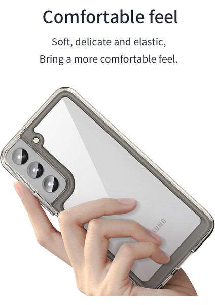 Samsung Galaxy S22 5g Tpu+Akrilik Anti-Slatch Anti-Cratch Telefon Vaka Koruyucu Kapak Bağımsız Pc Buttons-Baby Mavisi (Yurt Dışından) modelleri