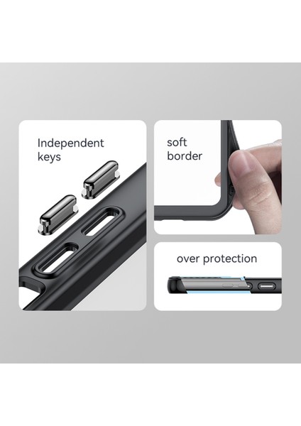 Samsung Galaxy S22 5g Tpu+Akrilik Anti-Slatch Anti-Cratch Telefon Vaka Koruyucu Kapak Bağımsız Pc Buttons-Baby Mavisi (Yurt Dışından) fırsatları