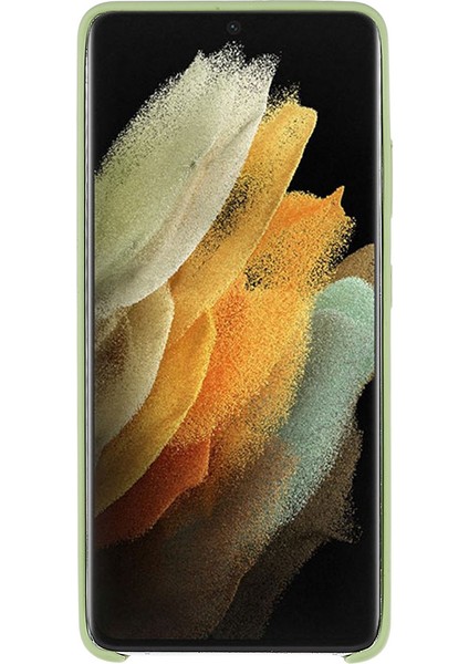 Samsung Galaxy S21 Ultra 5g Cep Telefonu Kapağı Katı Hal Silikon Cep Telefonu Koruyucu Yeşil (Yurt Dışından) fırsatları