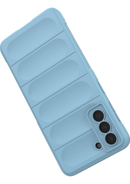 Samsung Galaxy S21+5G Sağlam Telefon Kılıfı Şok Geçirmez Yumuşak Tpu Koruyucu Kapak Baby Mavi (Yurt Dışından)