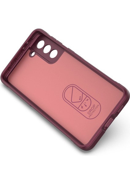 Samsung Galaxy S21+5G Sağlam Telefon Kılıfı Şok Geçirmez Yumuşak Tpu Koruyucu Kapak Kırmızısı (Yurt Dışından) fiyatları