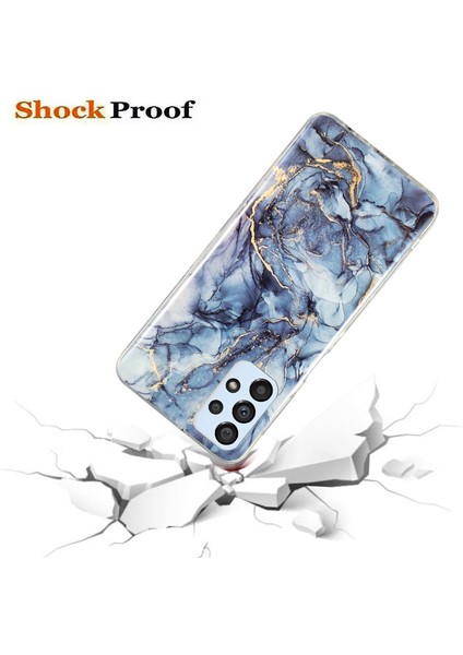 Samsung Galaxy A33 5g Için Anti-Çizelge Esnek Tpu Kılıfı, Imd Mermer Deseni Uyumsuz Telefon Kapak Grey (Yurt Dışından) modelleri