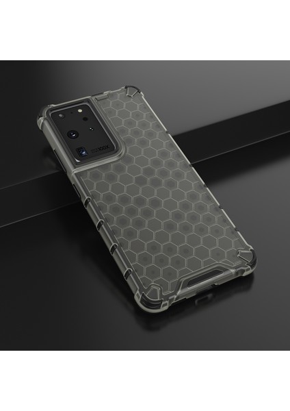 Samsung Galaxy S21 Ultra 5g-Black Için Petek Deseni Şok Geçirmez Tpu+Pc Combo Kılıf (Yurt Dışından) fırsatları