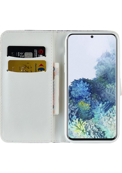 Samsung Galaxy S21 Fe-Rose Altın Için Timsah Deri Deri Cüzdan Kılıfı (Yurt Dışından)