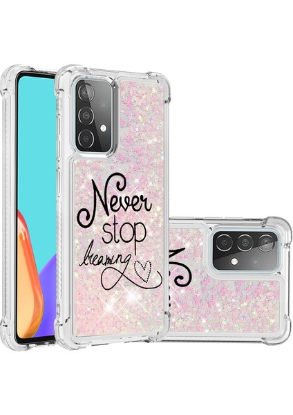 Samsung Galaxy A52 4G/5G/A52S 5g Tpu Kabuğu Için Desenli Hızlı ve Şok Geçirmez Koruyucu (Yurt Dışından)