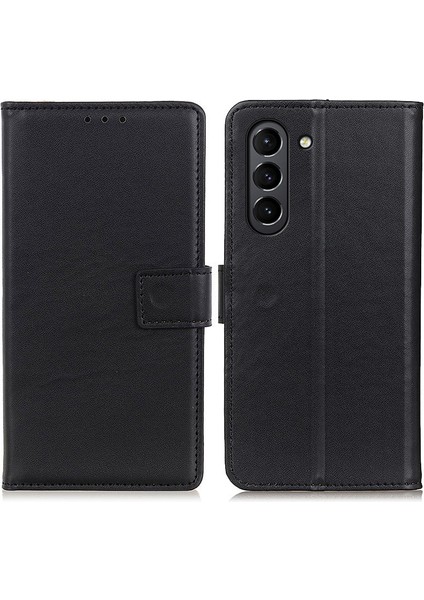 Samsung Galaxy S21 Fe-Black Için Kart Yuvaları ile Pu Deri Stand Cüzdan Kılıfı (Yurt Dışından)