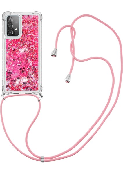 Tpu Quicksand Tasarım Telefon Koruyucu Kabuk Kapağı Samsung Galaxy A52 4G/5G/A52S 5g-Ros (Yurt Dışından) modelleri