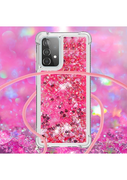 Tpu Quicksand Tasarım Telefon Koruyucu Kabuk Kapağı Samsung Galaxy A52 4G/5G/A52S 5g-Ros (Yurt Dışından) fırsatları