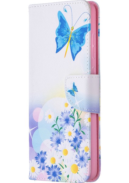 Samsung Galaxy A72 5g-Butterfly ve Çiçek Için Sıcak Stil Cüzdan Desen Baskı Stand Telefon Kılıf Kapağı (Yurt Dışından) fiyatları