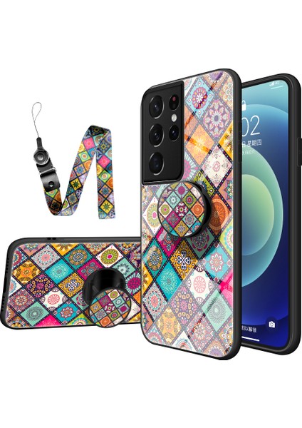 Samsung Galaxy S21 Ultra 5g-Checked Desen (Yurt Dışından)