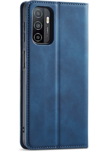 Samsung Galaxy A32 5G/M32 5g-Blue Için Fantasy Serisi Skin Duygu Deri Kılıf (Yurt Dışından)
