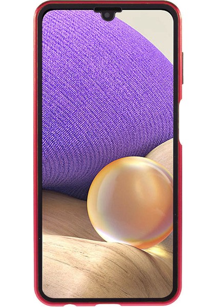 Manyetik Adsorpsiyon Metal Çerçevesi+Samsung Galaxy A32 5G/M32 5g-Kırmızı (Yurt Dışından)