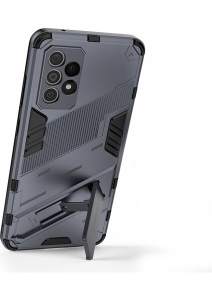 Samsung Galaxy A52 4G/5G/A52S 5g-Dark Mavi Için Zırh Şok Geçirmez Askeri Sabit Pc+Tpu Tampon Hibrit Koruyucu Kapak (Yurt Dışından) modelleri