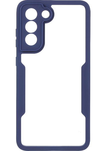 Pet Screen Koruyucu+Akrilik Arka Panel+Samsung Galaxy S21 Fe-Mavi Için Tpu Çerçeve Telefon Kapağı (Yurt Dışından)