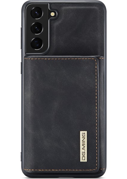 Samsung Galaxy S22 Için 5g Destek Kablosuz Şarj Çıkarılabilir 2-1 Direk Cüzdan Manyetik Telefon Case-Black (Yurt Dışından)