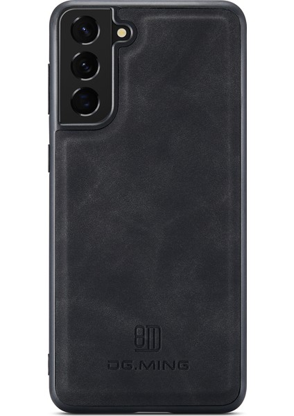 Samsung Galaxy S22 Için 5g Destek Kablosuz Şarj Çıkarılabilir 2-1 Direk Cüzdan Manyetik Telefon Case-Black (Yurt Dışından)