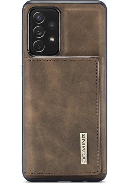 Anti-Güz Söndürülebilir 2'si Bir Arayla Cüzdan Telefon Kılıfı Şok Geçirmez Telefon Koruyucusu Samsung Galaxy A33 5g-Coffee Için Kablosuz Şarj Desteği (Yurt Dışından) fiyatları