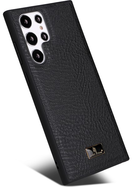 Samsung Galaxy S22 Ultra 5g Dokulu Pu Deri Kaplama Telefon Kılıf Anti-Çizelge Tpu+Pc Hibrid Kapak-Elephant Doku (Yurt Dışından) fırsatları