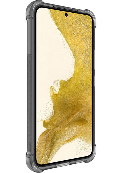 Samsung Galaxy S22 5g Için Hava Yastığı Şok Geçirmez Kasa, Açık Yumuşak Tpu Anti-Çizik Tampon Koruma Telefon Kapağı Ekran Koruyucusu-Şeffaf Siyah ile Kapak (Yurt Dışından) modelleri