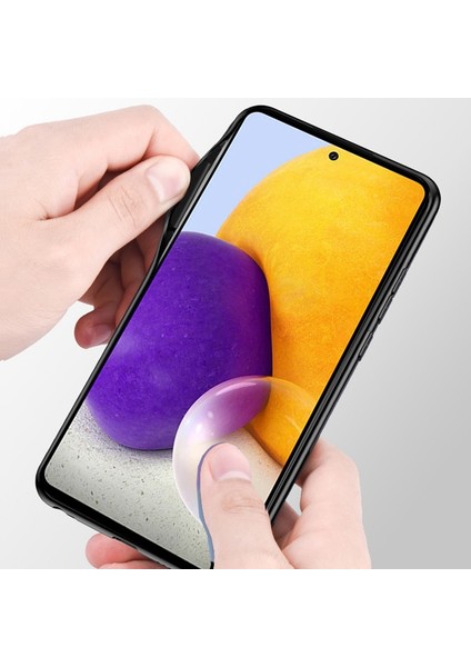 Samsung Galaxy A33 5g Için Fingerprint Anti-Sweat Birleştirme Bez Doku Pu Deri Kaplama Telefon Kapağı Hibrit Tpu+Pc Case-Pınk (Yurt Dışından)